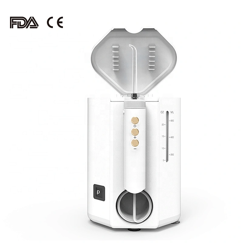 New Design  600ml Large  Water Tank Led Display Teeth Cleaner Tooth Flush Oral Irrigator Water Flosser