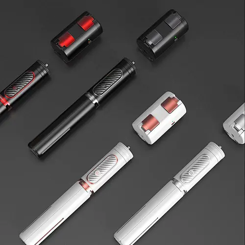 New design high-quality rechargeable lithium batterie bluetooth flexible portable selfie stick
