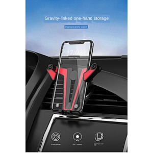 2020 Automatic adjustment simple installation one clip mounted induction car gravity  bracket phone