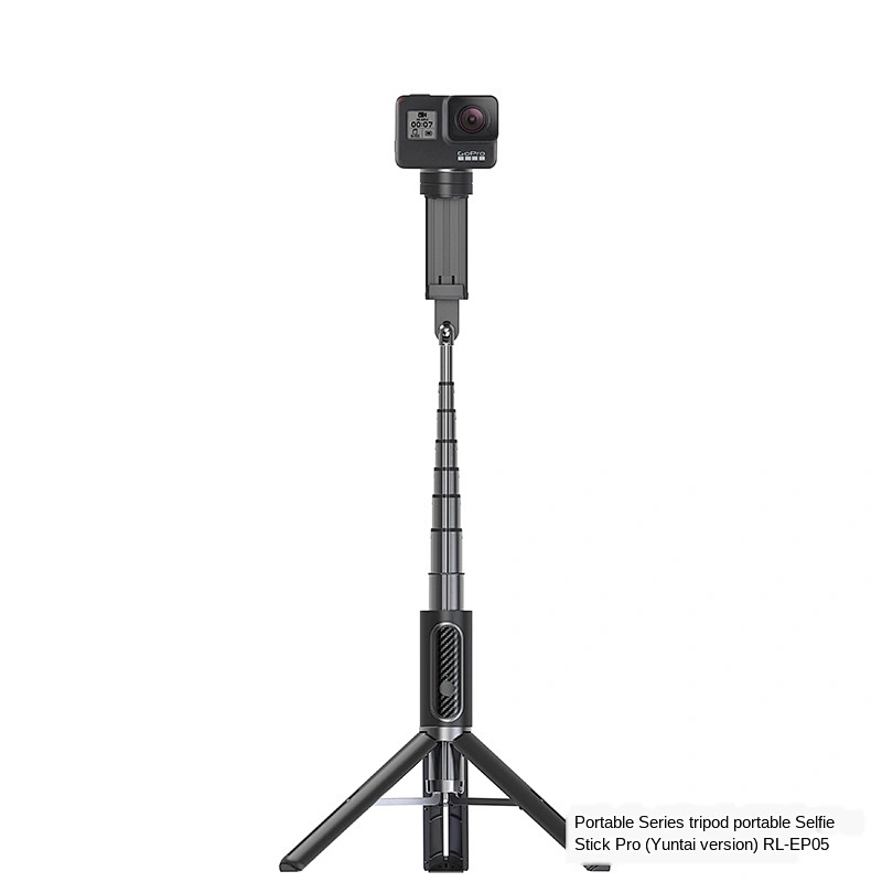 One-piece design separate bluetooth remote control 360-degree rotating mobile phone holder flexible selfie stick tripod