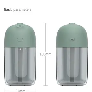 Large atomization volume atmospheric night light Compact and portable diffuser humidifier portable air
