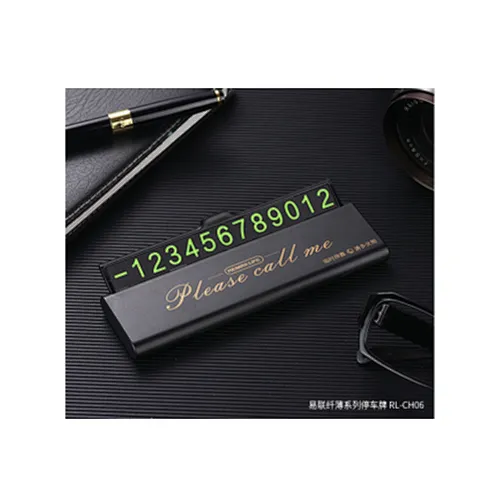 One key press to hide thin and simple hidden design car parking sign board