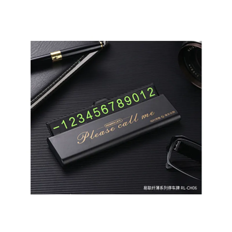One key press to hide thin and simple hidden design car parking sign board