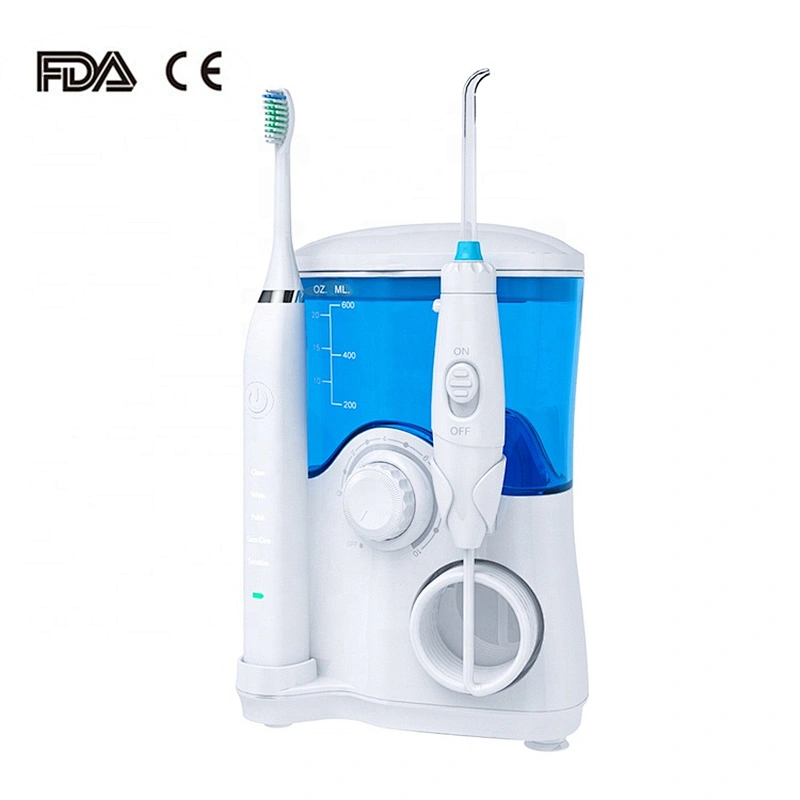 2 In 1 Ultrasonic Electric Toothbrush And Oral Irrigator Cleaning Wholesale Water Flosser Kit