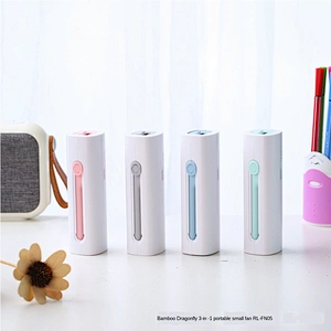 Three-in-one portable small fan patented retractable structure usb stand portable fans