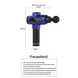 2020 New Design Custom color capacity sports fitness body massage gun mini