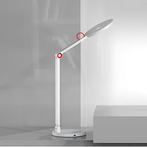 Wireless charging equipment five-level dimming portable metal table led down folded led light