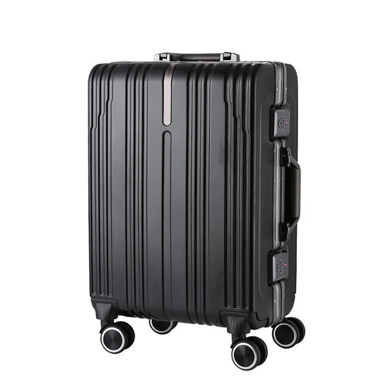 High compression PC shell three-fold aluminum alloy rod aluminum luggage traveling boarding carry
