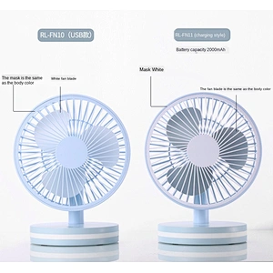 Ninety degree rotation adjustment silent air supply personal portable electric fan pink usb mini