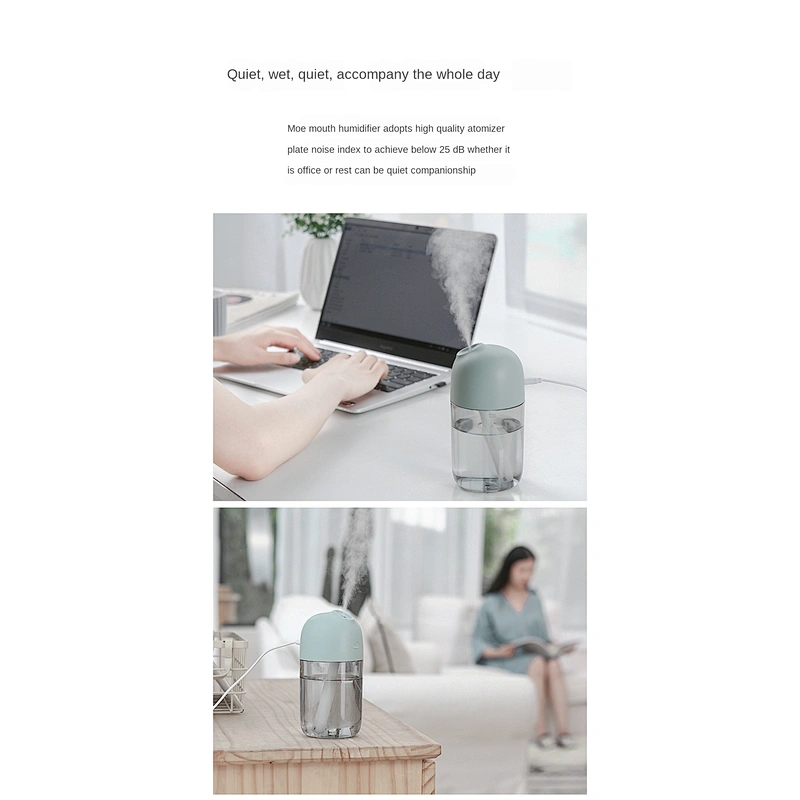 Large atomization volume atmospheric night light Compact and portable diffuser humidifier portable air