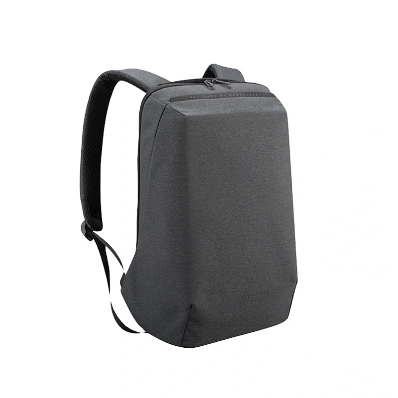 Front three-dimensional tailoring and full-open zipper design men travel waterproof business backpack
