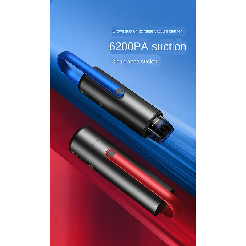 Wholesale high quality powerful brand new turbine blade design mini handheld car vacuum cleaner portable