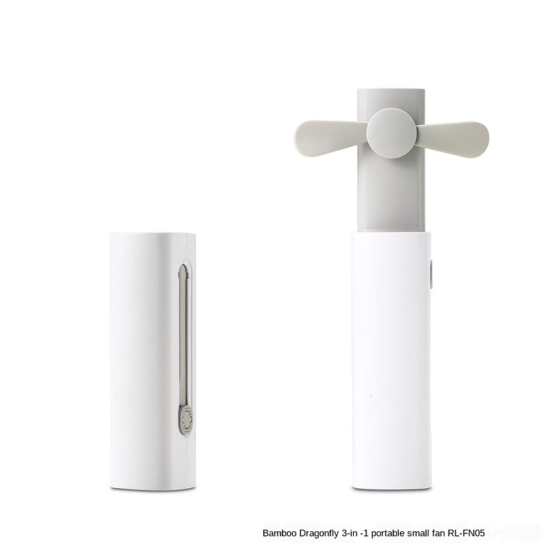 Three-in-one portable small fan patented retractable structure bladeless portable stand fan 2020