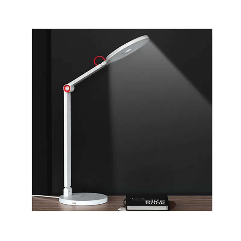 Wireless charging equipment five-level dimming portable metal table led down folded led light
