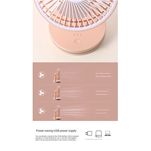 Ninety degree rotation adjustment silent air supply personal portable electric fan with powerbank