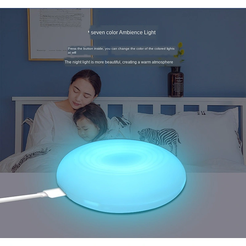 Fashionable appearance qi certification 10W wireless fast charging led jellyfish night lights