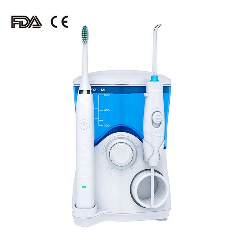 2 In 1 Ultrasonic Electric Toothbrush And Oral Irrigator Cleaning Wholesale Water Flosser Kit