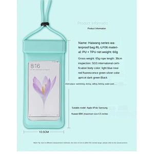 Relatively strong waterproof effect bag mobile phone for swimming