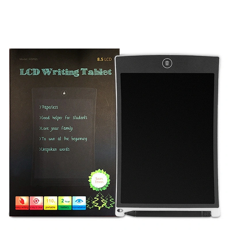 The fine quality 8.5 inch writing tablet electronic usb writing led kids writing board lcd