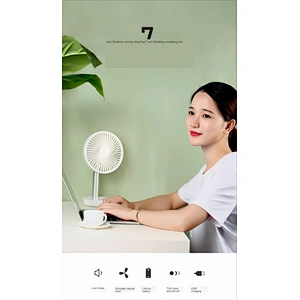 Newest design top quality 7 inch desktop shaking head high quality fast delivery mini electronic portable fan usb