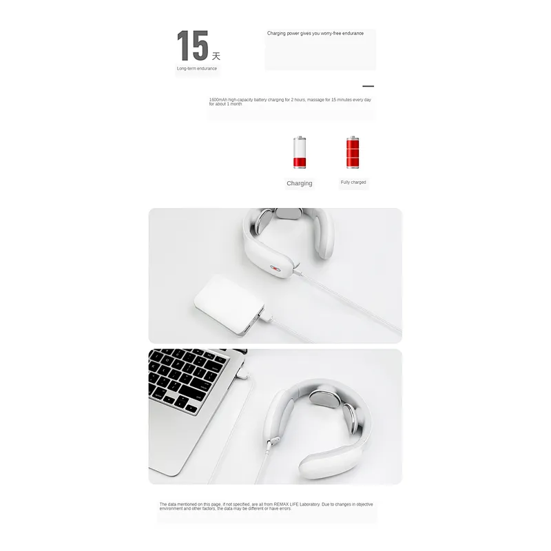 Electric neck massager u shaped pillow multifunctional portable pulse smart electric neck and shoulder massager