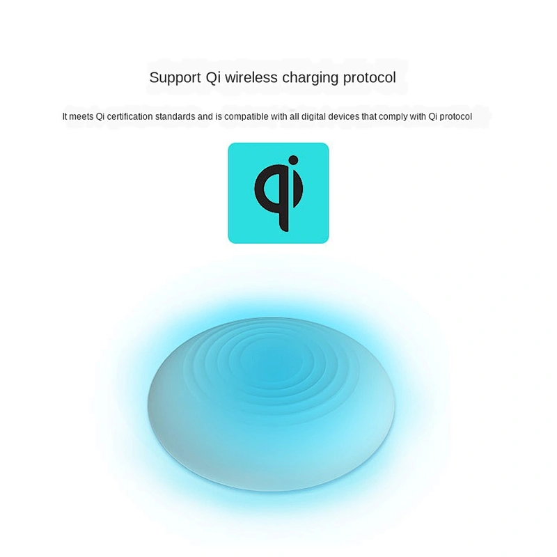 Fashionable appearance qi certification 10W wireless fast charging led jellyfish night lights