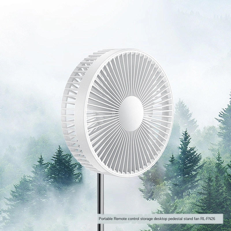 Portable remote control can accommodate usb desktop floor fan