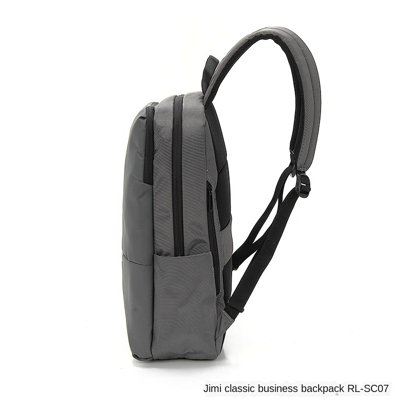 Rubberized Oxford cloth fabric classic business backpack