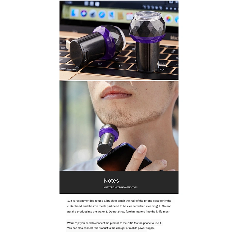 Ultraviolet ray sterilization compact and portable uv light hair electric shavers