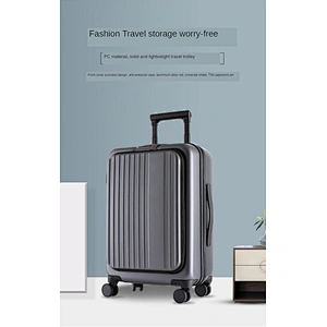 Front opening business design cardan wheel Boarding travel bags luggage