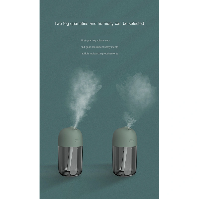 Large atomization volume atmospheric night light Compact and portable diffuser humidifier portable air