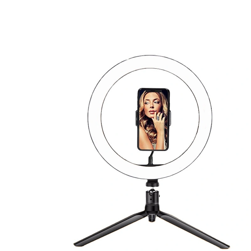 Mini 19cm 3000-6500K color temperature tripod led circle portable ring light led