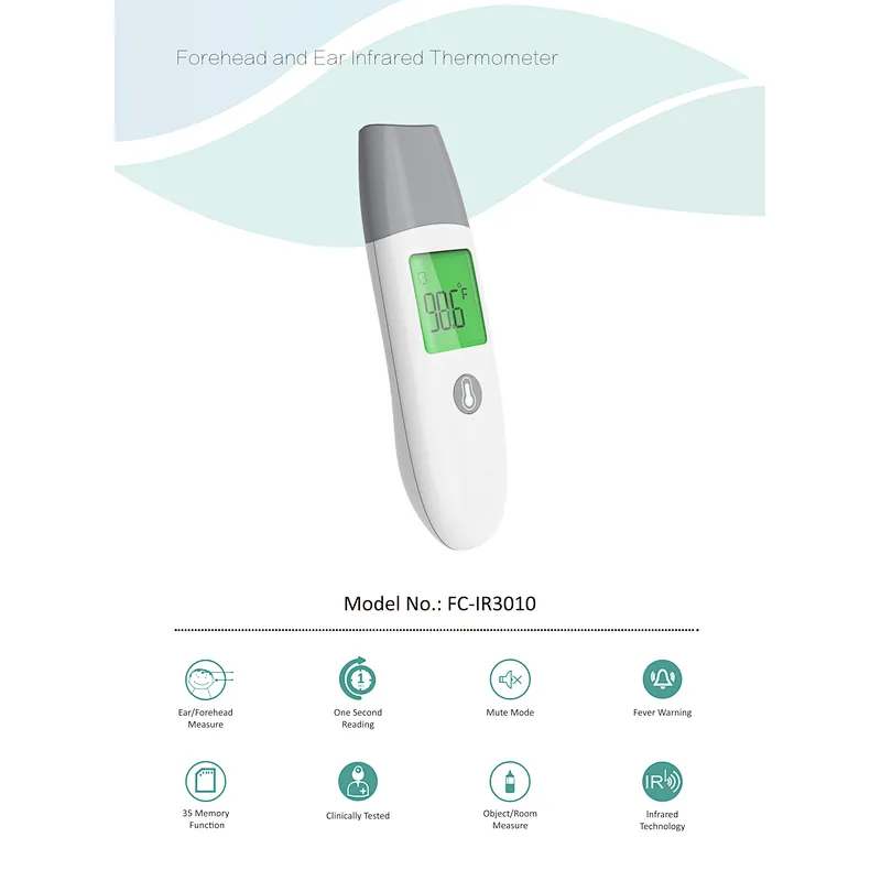FC-IR3010 Forehead  & Ear Infrared Thermometer