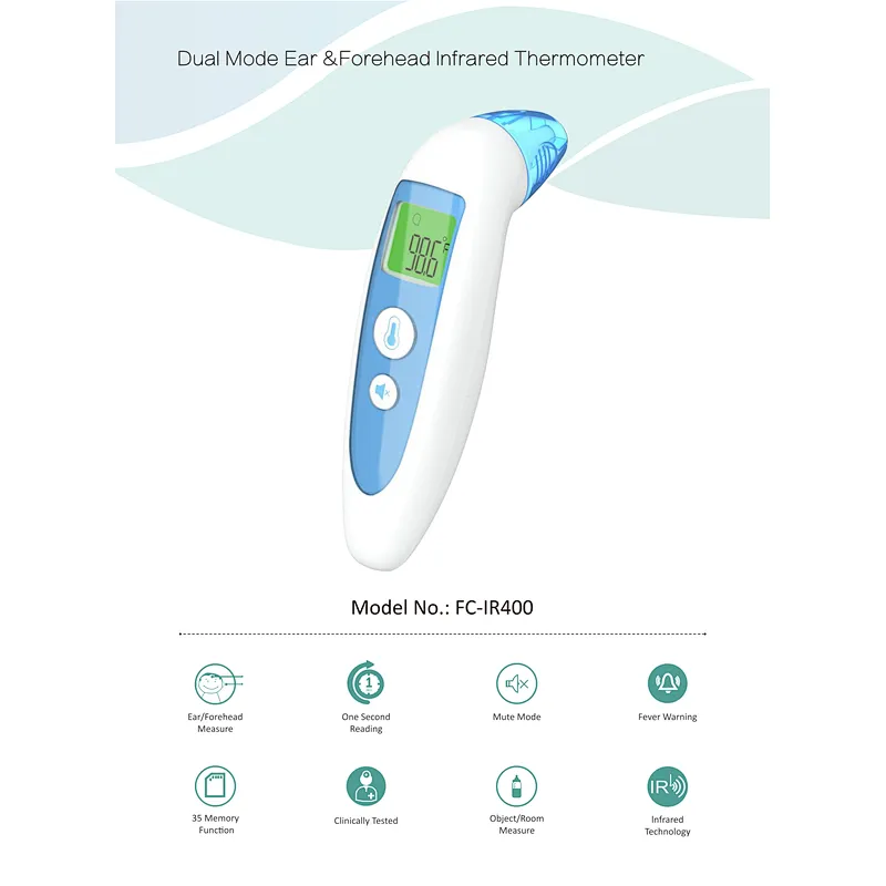 FC-IR400 Forehead  & Ear Infrared Thermometer