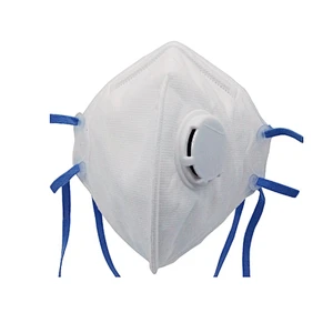 FFP3 Protective Anti-pollution Exhalation Valve Flat Fold Dust Mask