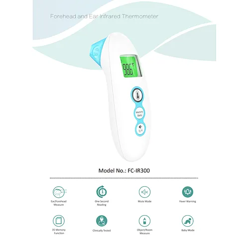 FC-IR300 Forehead  & Ear Infrared Thermometer