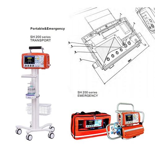 SH 200 Portable&Emergency Ventilator series