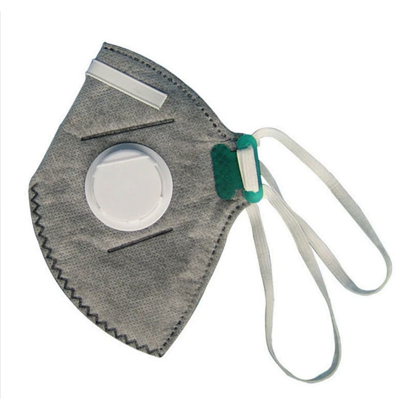 FFP2 Exhalation Valve Disposable Active Carbon Air Pollution Dust Masks