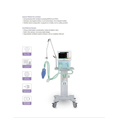 VG70 Superior Mobile ICU ventilator