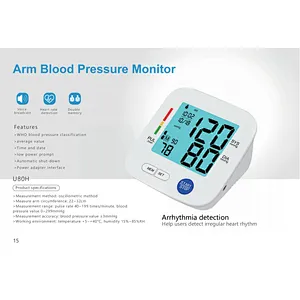 U80H-Arm Blood Pressure Monitor-Arrhythmia detection Help users detect irregular heart rhythm