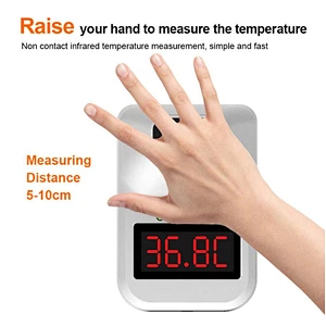 Wall mounted thermometer