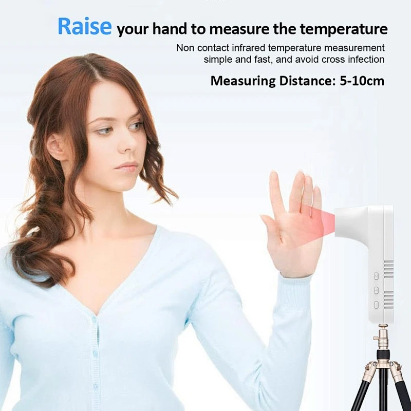 Wall mounted thermometer