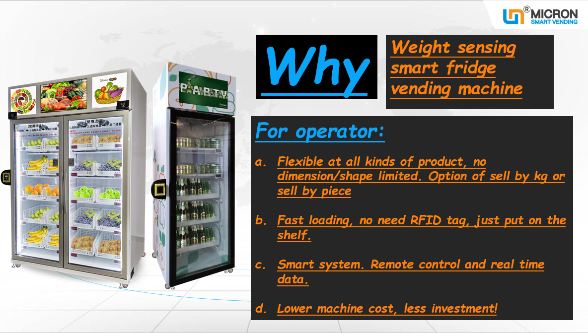 micron smart refrigerated vending machine for sale