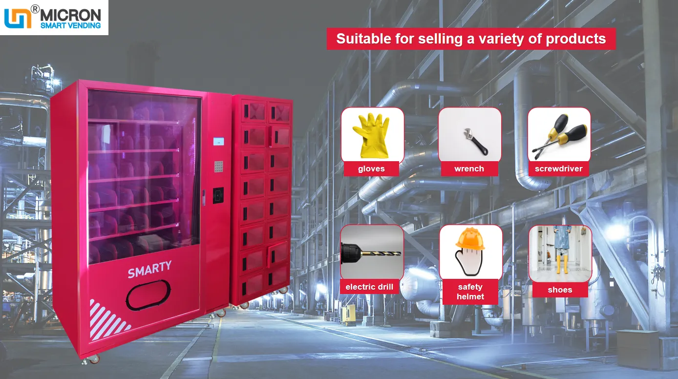 snack combo vending machine card reader