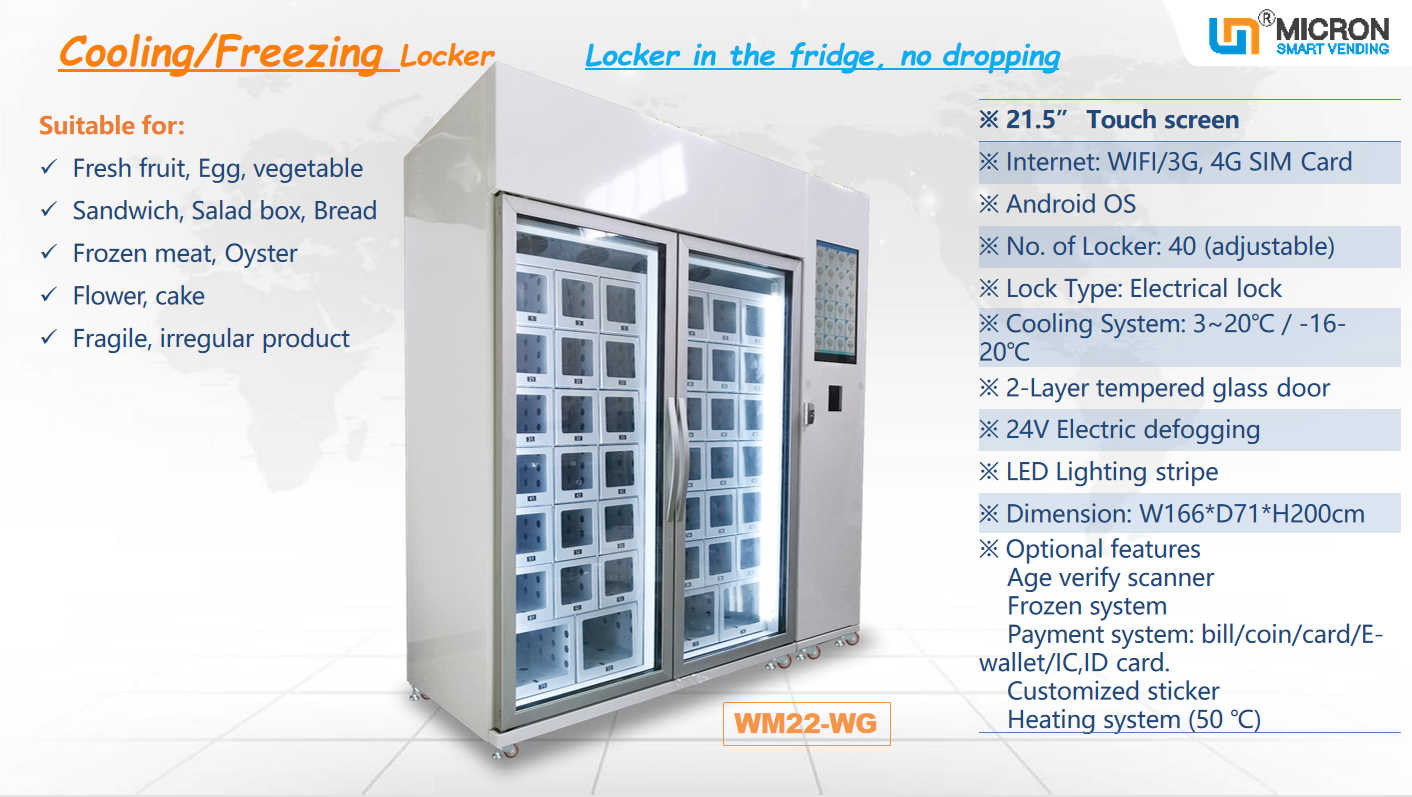bread cake locker vending machine