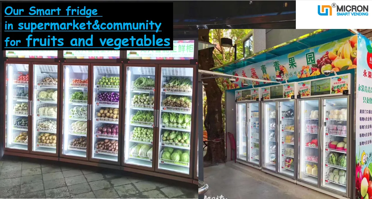 Vegetable vending machine smart fridge for sale fresh farm produce