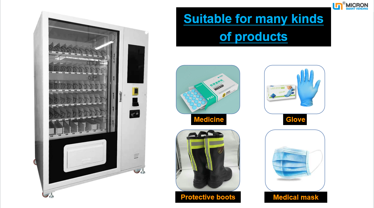 PPE vending machine, medical mask vending machine,protective boot vending machine, glove vending machine