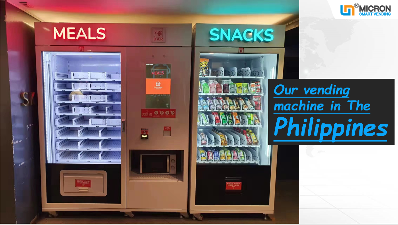 E-wallet vending machine, malaysia vending machine, philippines vending machine, touch screen vending machine, cashless vending machine