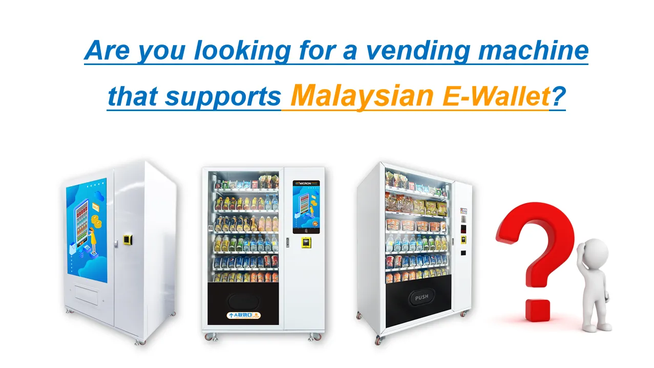 E-wallet vending machine,cashless vending machine, malaysia vending machine, touch screen vending machine. keyboard vending machine