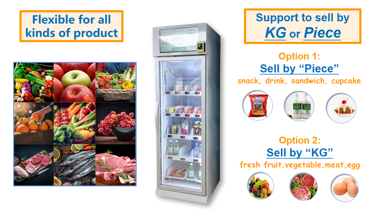 Smart fridge to sell snack and drink in Singapore